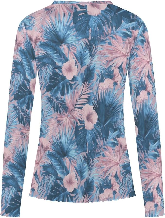 Blue Pink Floral