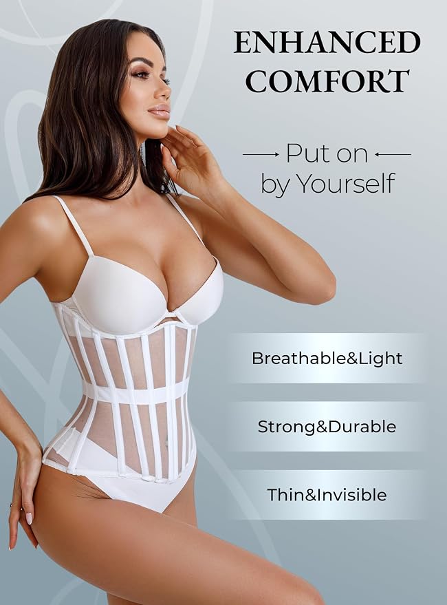 White 2 - Measure Your Body & Use the Size Chart!