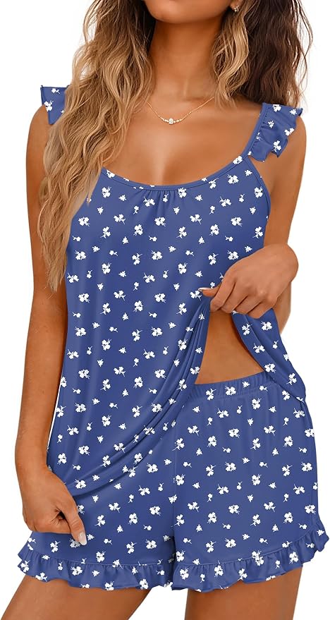 Navy Blue Floral