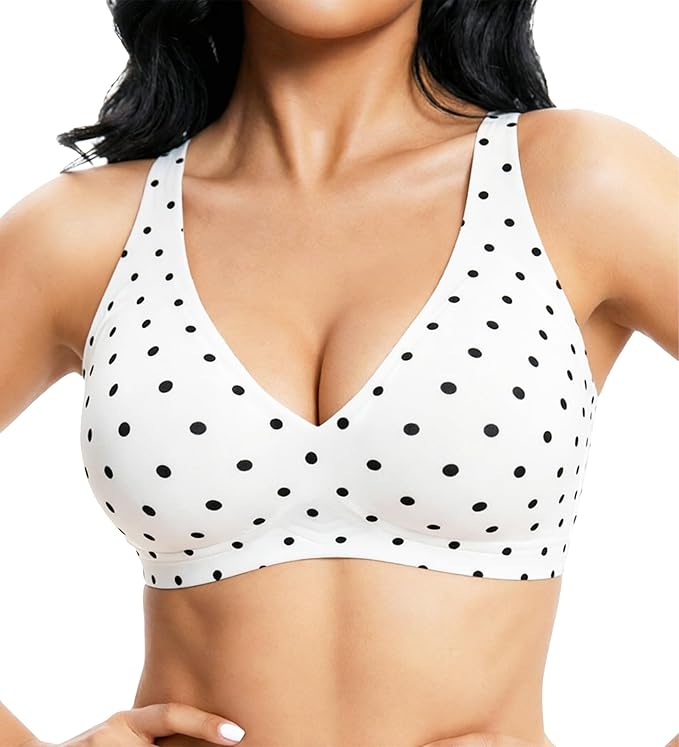 White Polka Dot