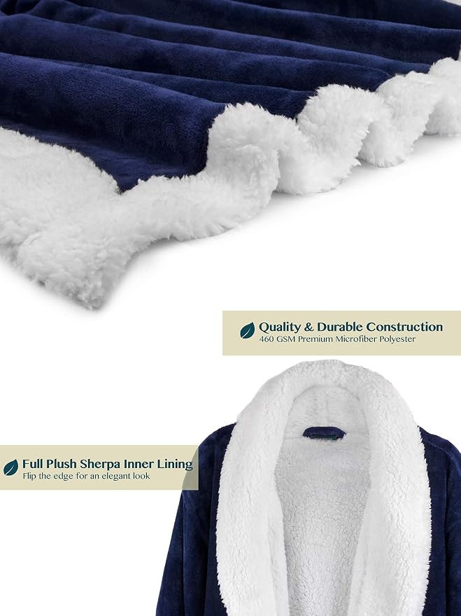 Blue With Sherpa
