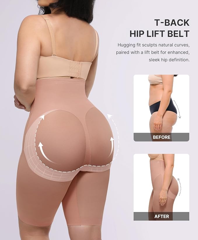 A4-light Beige-above-knee Shorts