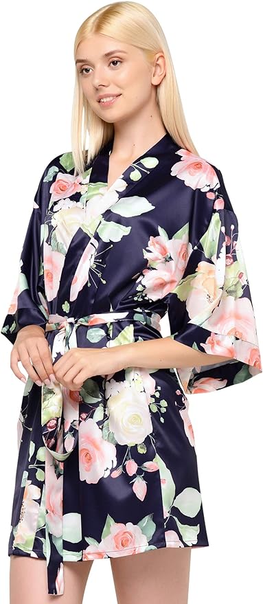 Floral Navy Blue