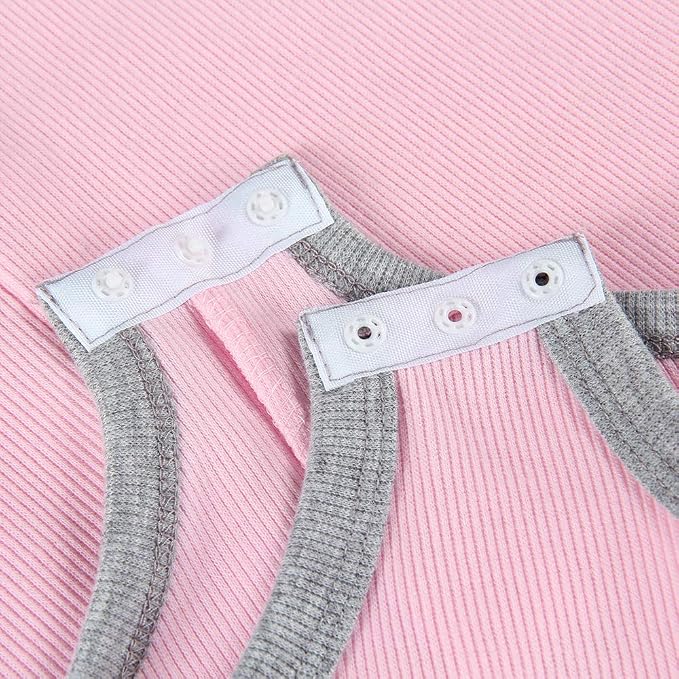 B-long Sleeve-pink&gray