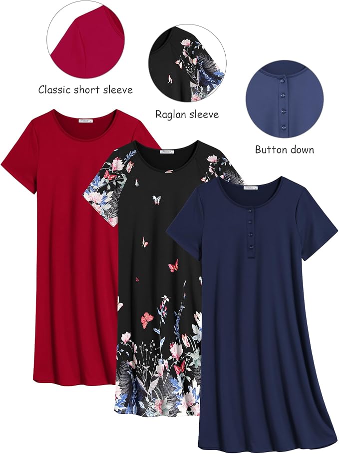 Navy/Black Butterfly/Wine Red