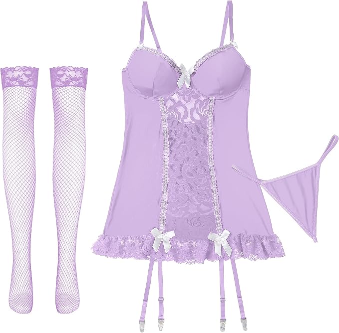 Light Purple White