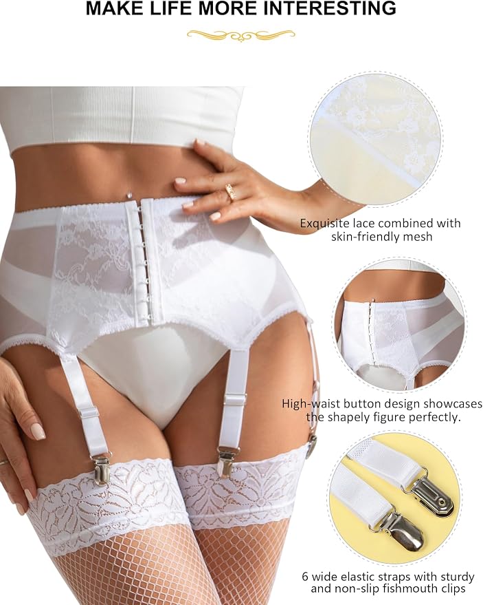 #White-lace (Garter+stocking)