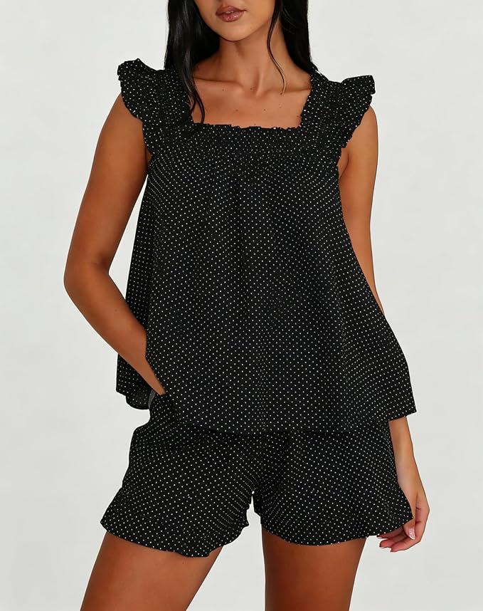 Frill Black Dot