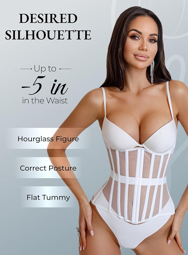 White 2 - Measure Your Body & Use the Size Chart!