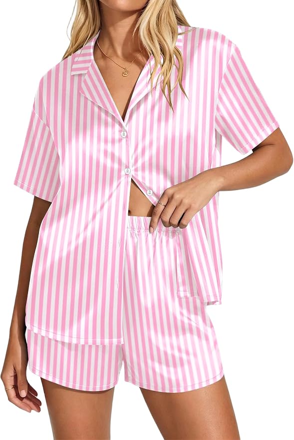 Pink White/Stripes