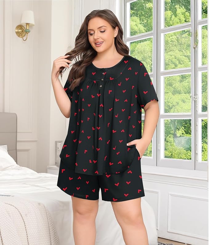 Black Red Heart