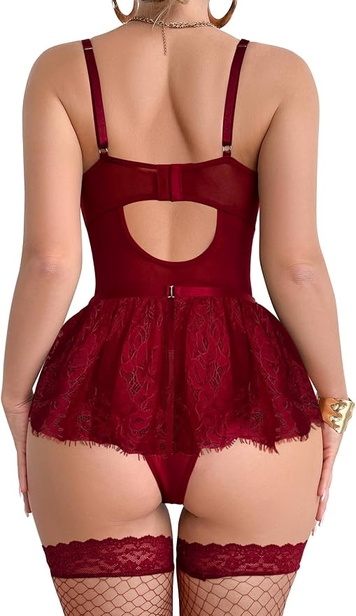 Sheer Wine Red