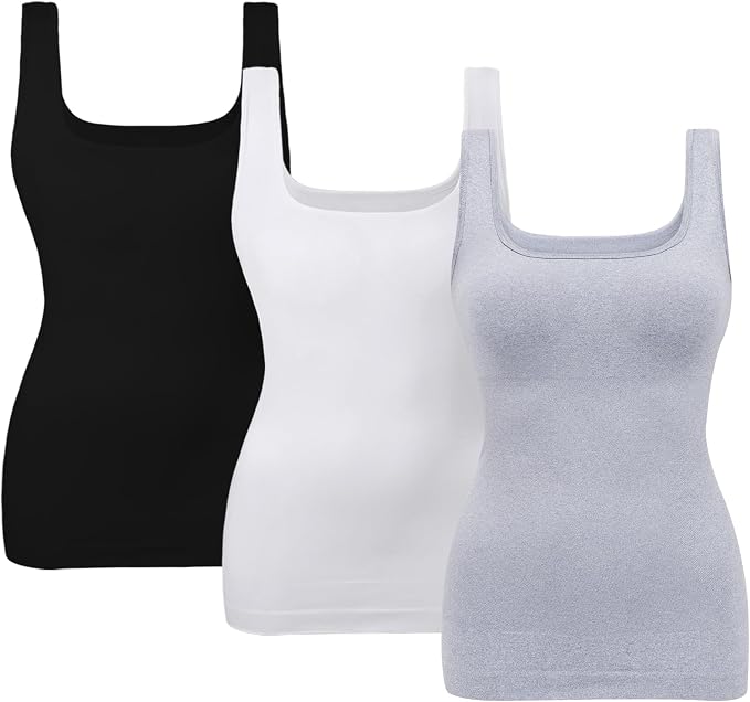 Black/White/Grey Heather