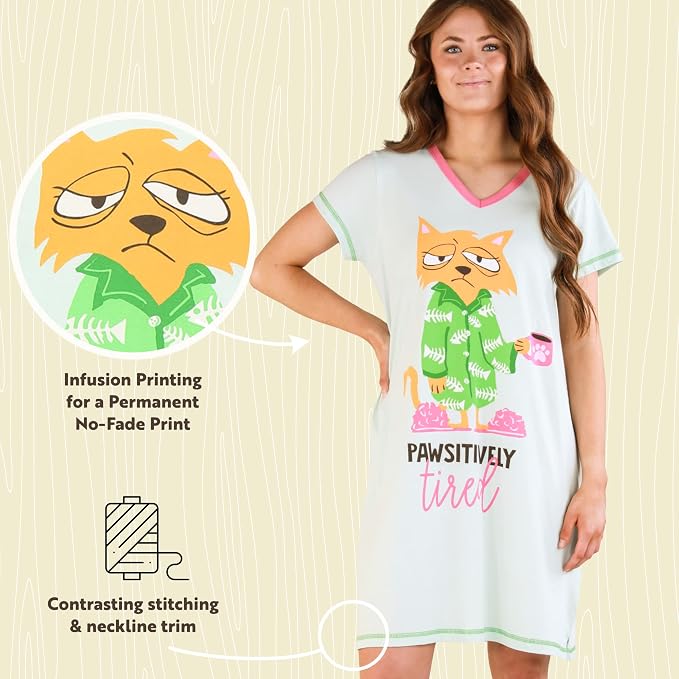 Pawsitively Tired Nightshirt