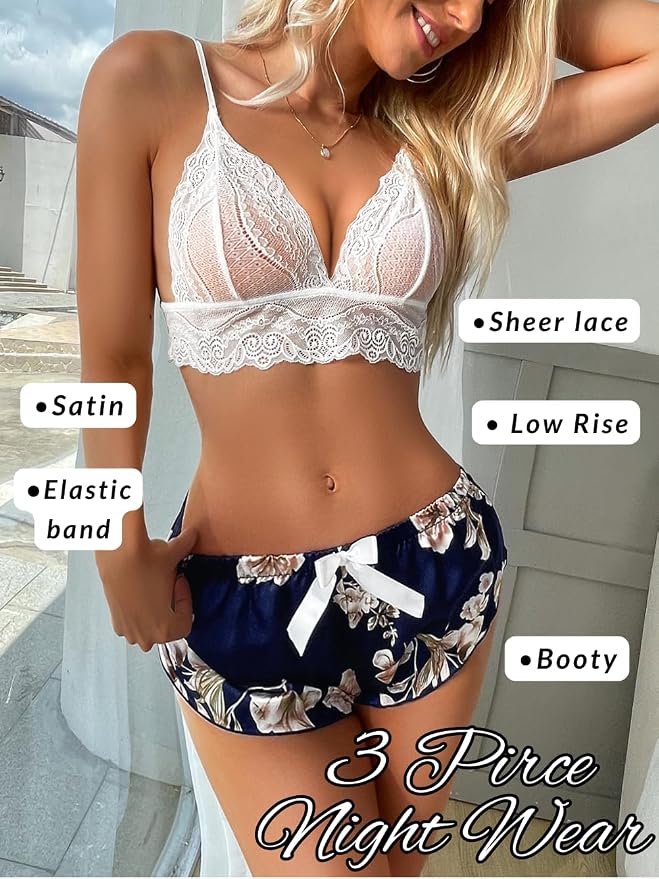 Navy Blue Floral