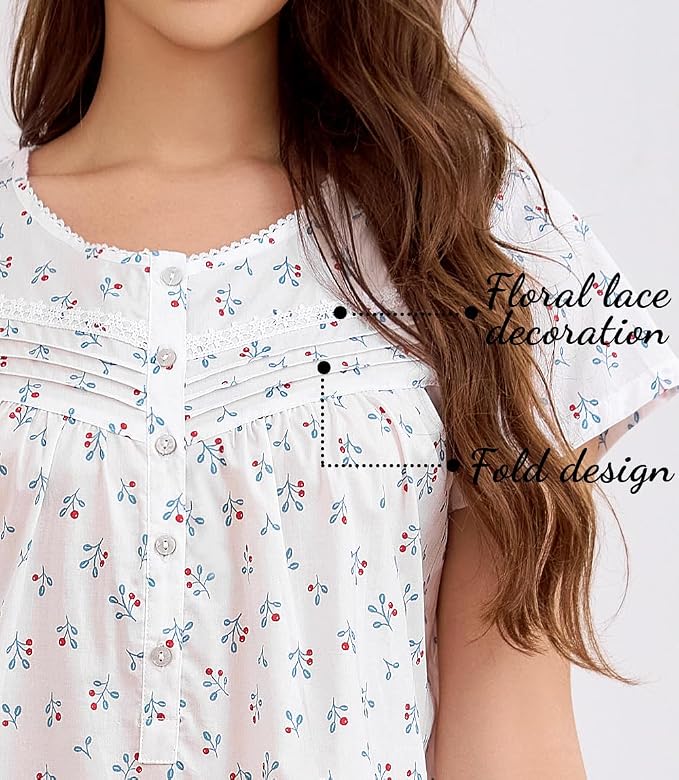 Woven-100% Cotton Cherry Blossoms