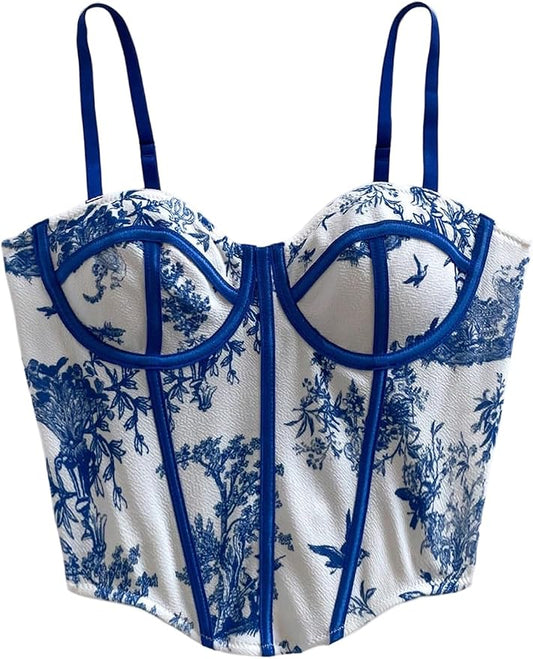 Blue and White