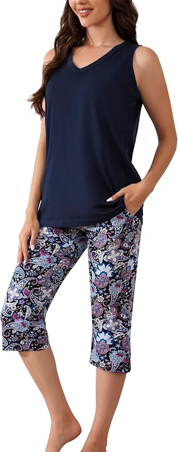 C Blue Paisley
