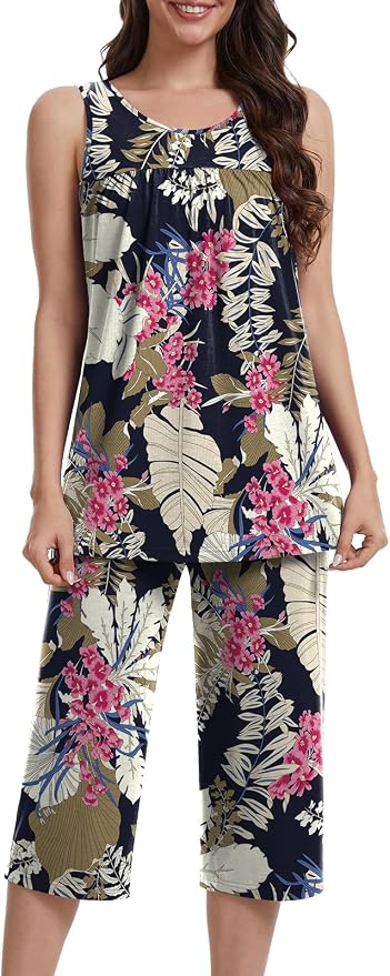 Large Leaf Pink Floral