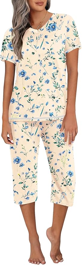 White Blue Flowers
