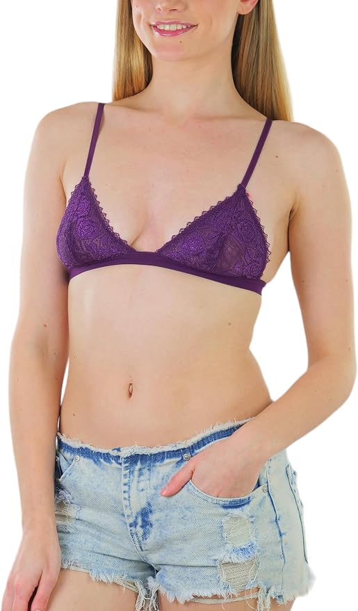 Frilly Lace - Plum