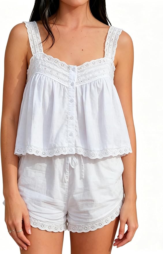 Eyelet White