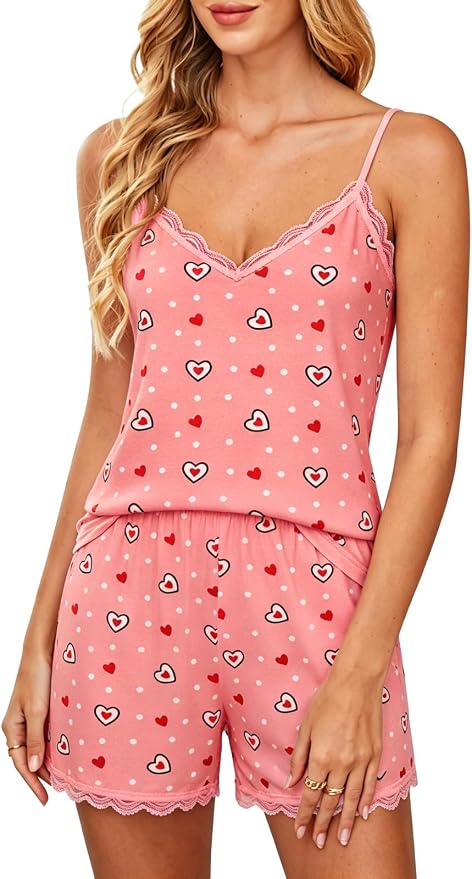 Pink Heart Print