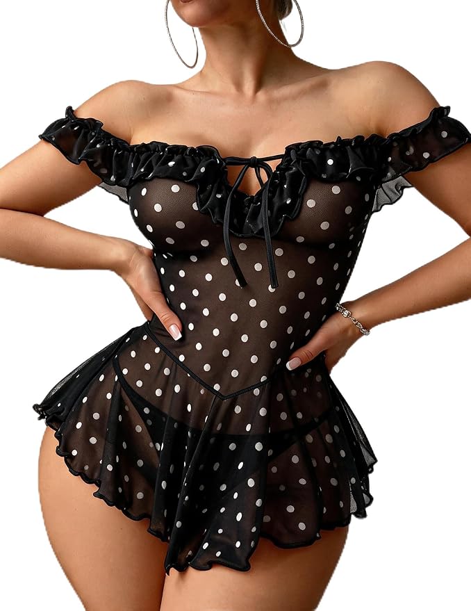 Black Polka-dot