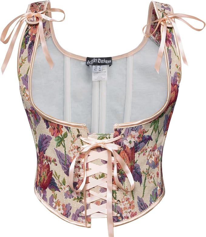 Beige Purple Floral