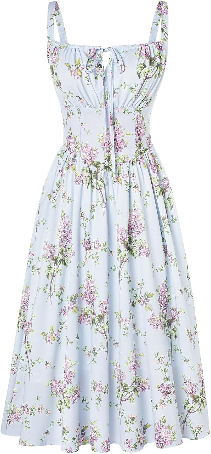 Blue Purple Floral