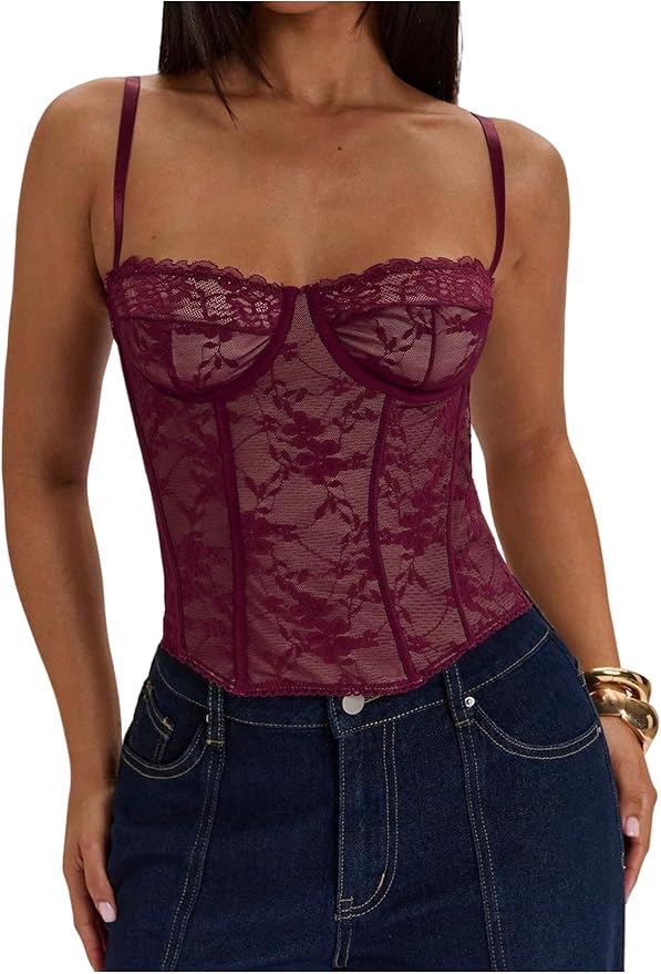 Burgundy Cami
