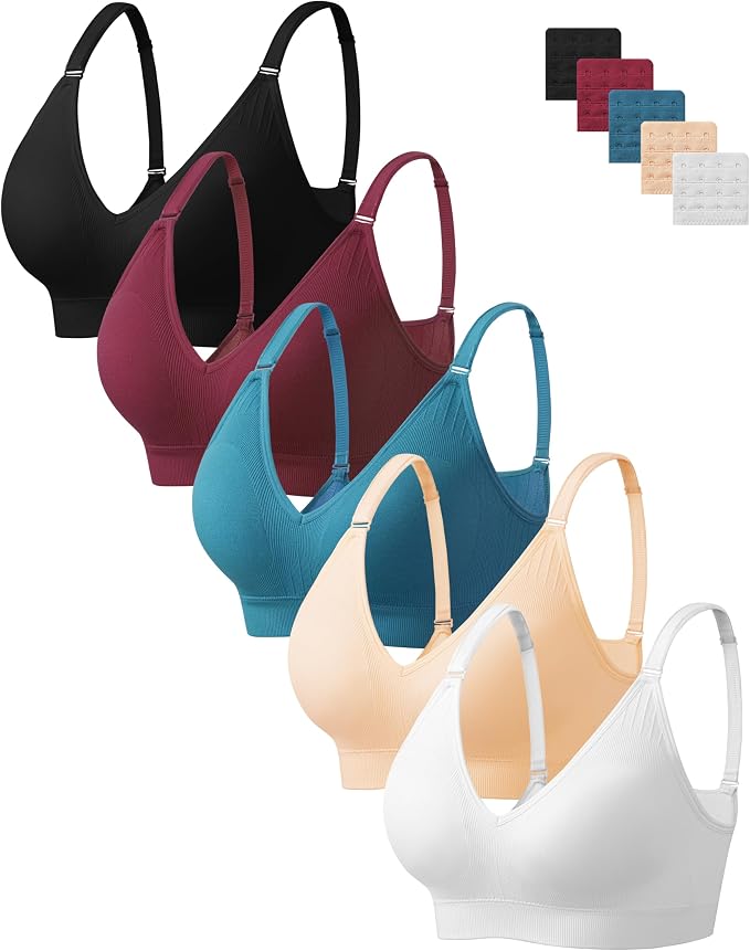 5pack(wine Red/Lake Blue/Nude/White/Black)