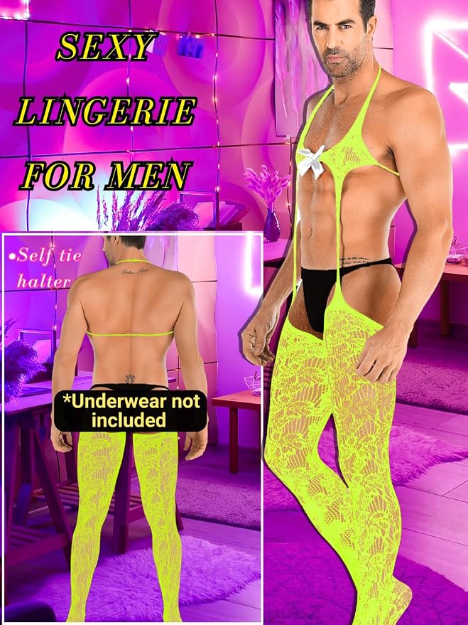 Neon Green&white Bow