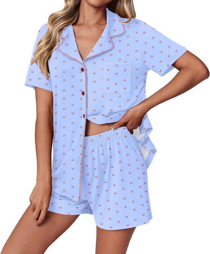 Blue With Bow