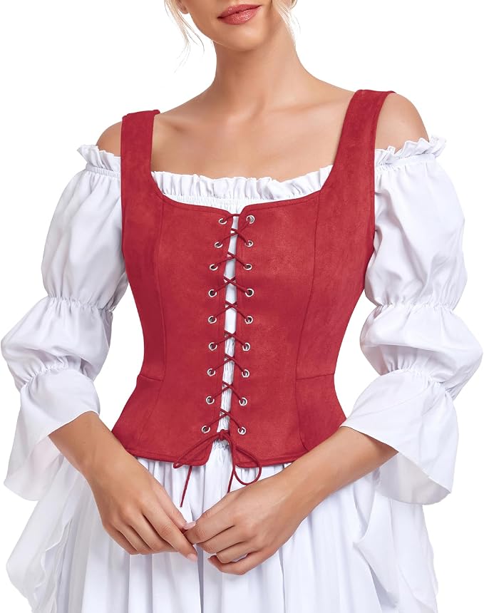 Wine Red Corset