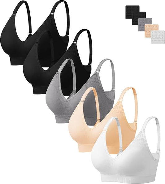 5pack(black/Black/Grey/Nude/White)