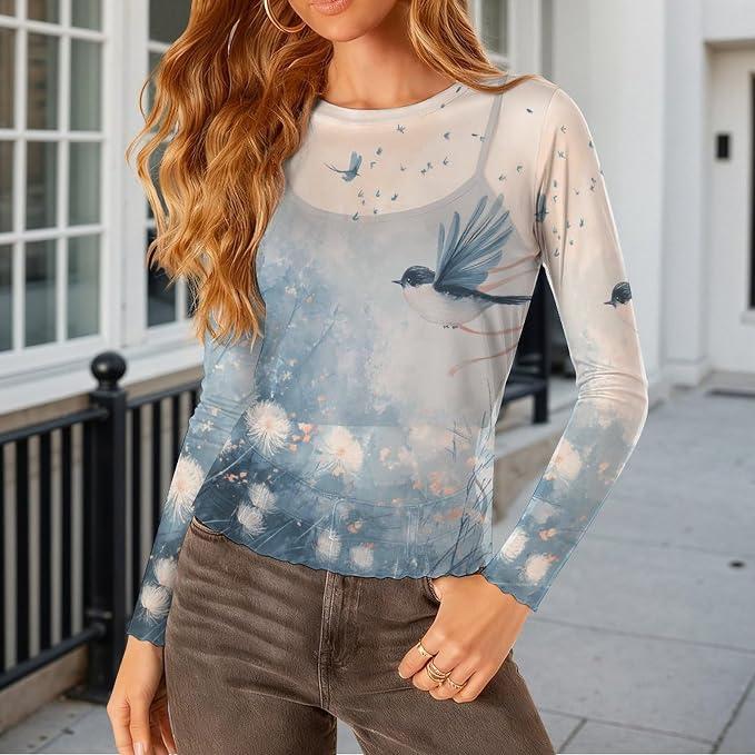 Blue Bird Print