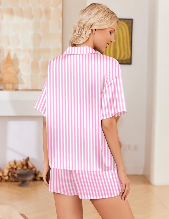 Pink White/Stripes
