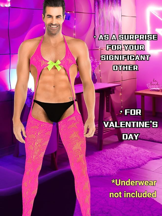 Neon Pink&neon Green Bow