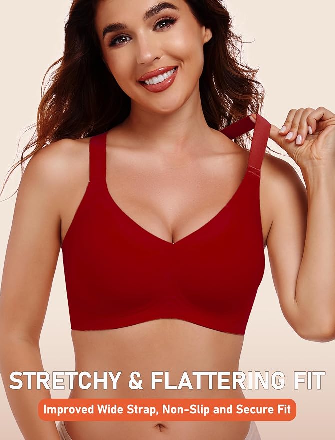 V Neck - Red
