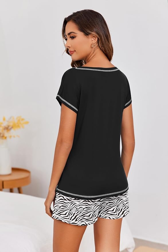 Black Zebra Striped