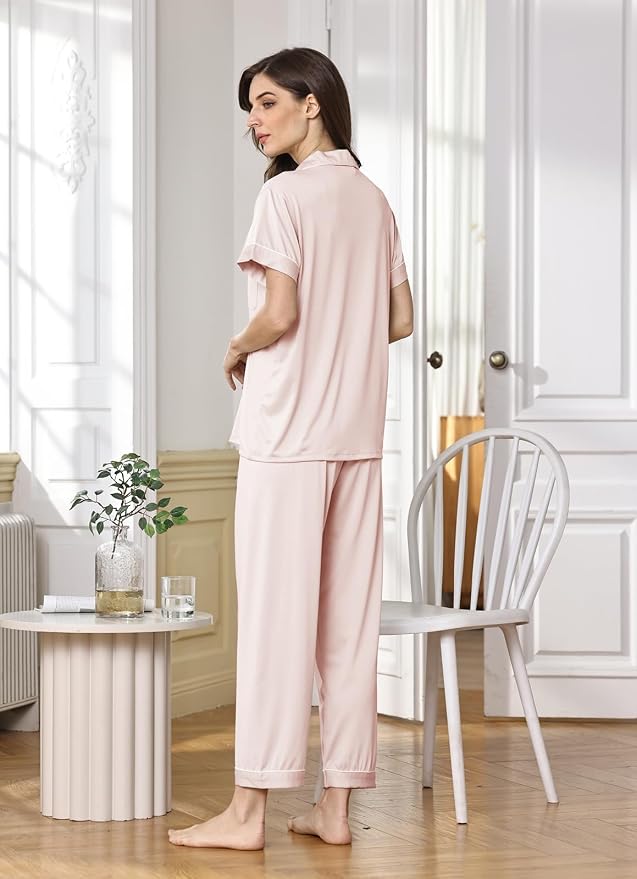 Pale Blush With White Color Piping