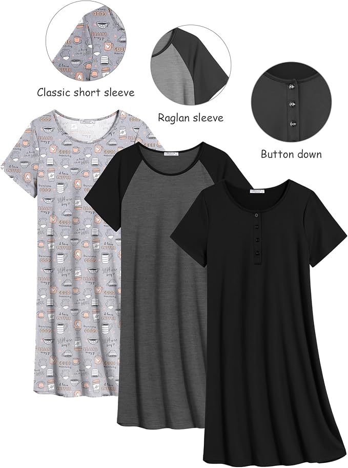 Black/Grey/Light Grey Coffee