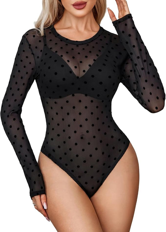 Black Polka Dots