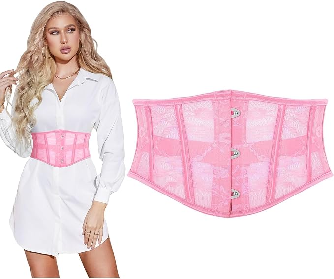 15-pink(transparent Lace)
