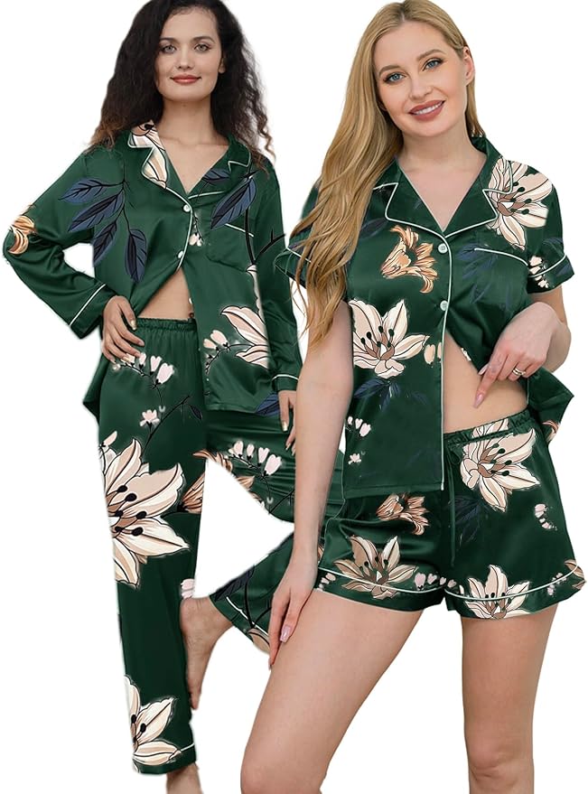 Floral A04-evergreen