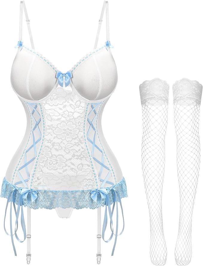 Light Blue With White
