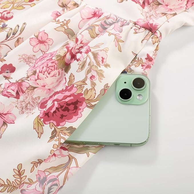 Apricot Pink Floral