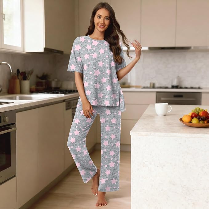Sleep-pink Star Grey