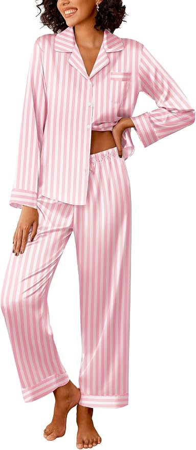 Pink White Stripe